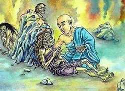 目犍连之定中问佛陀