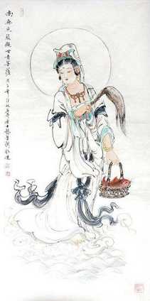 鱼篮观音的典故