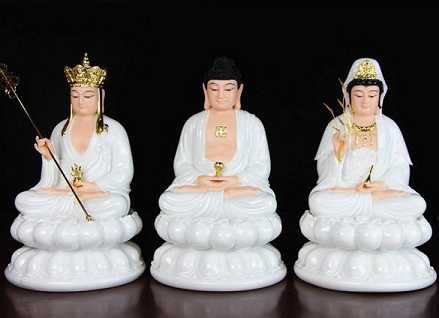 娑婆三圣与西方三圣有什么区别